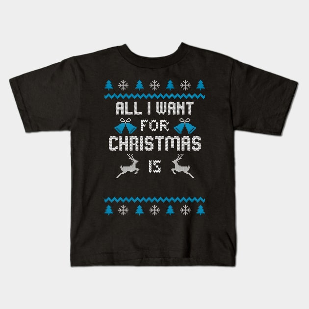 christmas Kids T-Shirt by rayanammmar